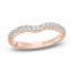 Monique Lhuillier Bliss Diamond Wedding Band 3/8 ct tw Round-cut 18K Rose Gold