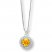 Citrine Necklace Lab-Created White Sapphires Sterling Silver