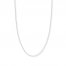 18" Singapore Chain 14K White Gold Appx. 1.4mm