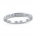 Diamond Wedding Band Diamond Accents 10K White Gold