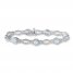 Lab-Created Opal Bracelet Diamond Accents Sterling Silver