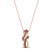 Le Vian Diamond Necklace 1/3 ct tw 14K Strawberry Gold 18"