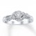 Diamond Ring 1/6 ct tw Round-cut Sterling Silver