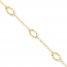 Oval Anklet 14K Yellow Gold