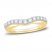 Diamond Contour Band 1/2 ct tw Round-cut 14K Yellow Gold