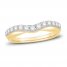 Diamond Contour Band 1/2 ct tw Round-cut 14K Yellow Gold