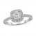 Diamond Engagement Ring 3/4 ct tw Round-cut 14K White Gold