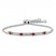 Lab-Created Ruby Bolo Bracelet Sterling Silver