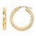 Hoop Earrings 14K Yellow Gold 25mm