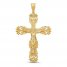 Men's Cross Pendant 10K Yellow Gold