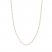 Beaded Curb Chain Necklace 14K Yellow Gold 16" Length