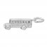 School Bus Charm Sterling Silver