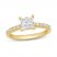 Diamond Engagement Ring 3/4 ct tw Princess/Round-cut 14K Yellow Gold