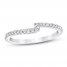 Diamond Wedding Band 1/6 ct tw Round-cut 14K White Gold