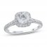 Lab-Created Diamonds by KAY Engagement Ring 1-1/4 ct tw Round-Cut 14K White Gold