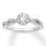 Diamond Engagement Ring 5/8 Carat tw 14K White Gold