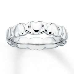 Stackable Heart Ring Sterling Silver