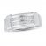 Men's Diamond Wedding Band 1/15 ct tw Round-cut 10K White Gold