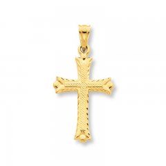 Cross Charm 14K Yellow Gold