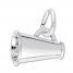 Megaphone Charm Sterling Silver