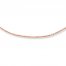 Rope Chain Necklace 10K Rose Gold 24" Length