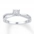 Diamond Promise Ring 1/5 carat tw 10K White Gold