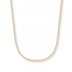 Box Chain 14K Yellow Gold 20" Length