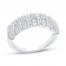 Diamond Anniversary Band 1/2 ct tw Round-cut 10K White Gold