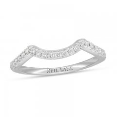 Neil Lane Diamond Wedding Band 1/4 ct tw Round 14K White Gold