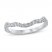 Diamond Wedding Band 3/8 ct tw Round-cut 14K White Gold