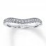 Previously Owned Diamond Wedding Ring 1/5 ct tw Round-cut 10K White Gold