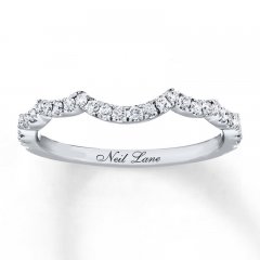 Neil Lane Wedding Band 1/5 ct tw Diamonds 14K White Gold