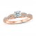 Diamond Engagement Ring 1/2 ct tw Round-cut 14K Rose Gold