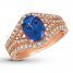 Le Vian Tanzanite Ring 3/4 ct tw Diamonds 14K Strawberry Gold