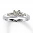 Previously Owned Ring 1/2 ct tw Diamonds 14K White Gold