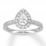 Neil Lane Engagement Ring 1-1/4 ct tw Diamonds 14K White Gold