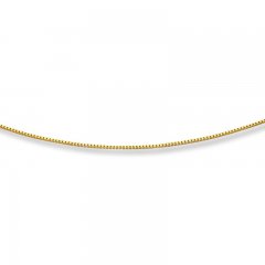 Box Chain 14K Yellow Gold 16" Length