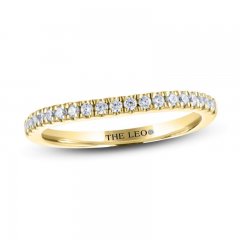 THE LEO Diamond Wedding Band 1/5 ct tw Round-cut 14K Yellow Gold