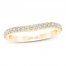 First Light Diamond Wedding Band 1/4 ct tw Round-cut 14K Yellow Gold