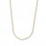 Wheat Chain Necklace 14K Yellow Gold 16" Length