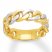 Chain Ring 10K Two-Tone Gold