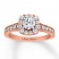 Neil Lane Engagement Ring 7/8 ct tw Diamonds 14K Rose Gold