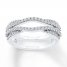 Diamond Enhancer Ring 1/2 ct tw Round-cut 14K White Gold