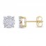 Diamond Stud Earrings 1/3 ct tw 10K Yellow Gold