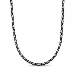 Men's Link Necklace Stainless Steel 22" Length