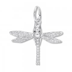 Dragonfly Charm Sterling Silver