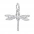 Dragonfly Charm Sterling Silver