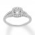 Diamond Engagement Ring 1 ct tw Round-cut 14K White Gold