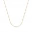 Bead Chain Necklace 14K Yellow Gold 20" Length