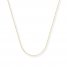 Bead Chain Necklace 14K Yellow Gold 20" Length